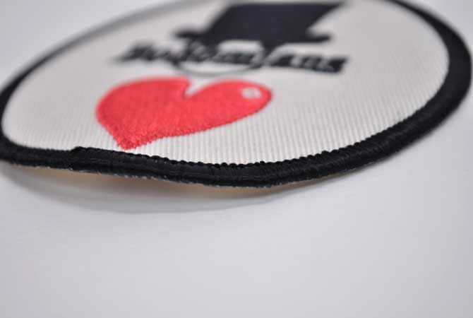 Bohemians Love & Hat Smile Iron On Patches