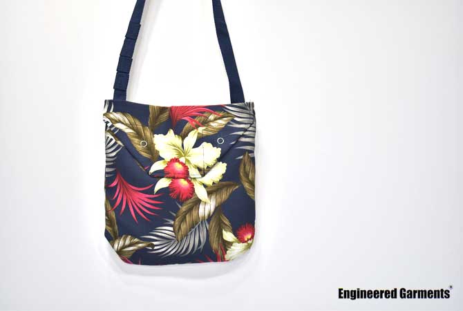 ENGINEERED GARMENTS Shoulder Pouch (Hawaiian Floral Java Cloth)【返品・交換不可】
