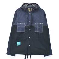 Nigel Cabourn 【LYBRO】Hooded Chore Jacket Split(Japanese Denim/Moleskin) 