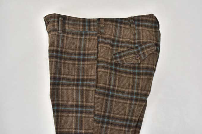 Needles F.P.Boot-cut Trouser(Plaid Tweed)【返品・交換不可】