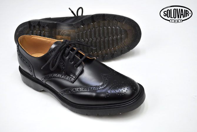 4Eye Derby Brogue Shoe(Hi-Shine) / Black