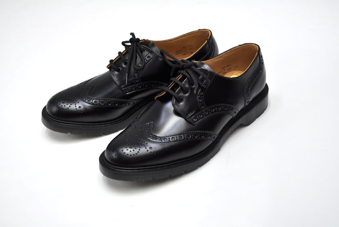 Solovair 4Eye Derby Brogue Shoe(Hi-Shine)