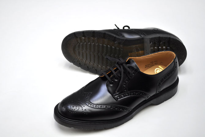 4Eye Derby Brogue Shoe(Hi-Shine) / Black