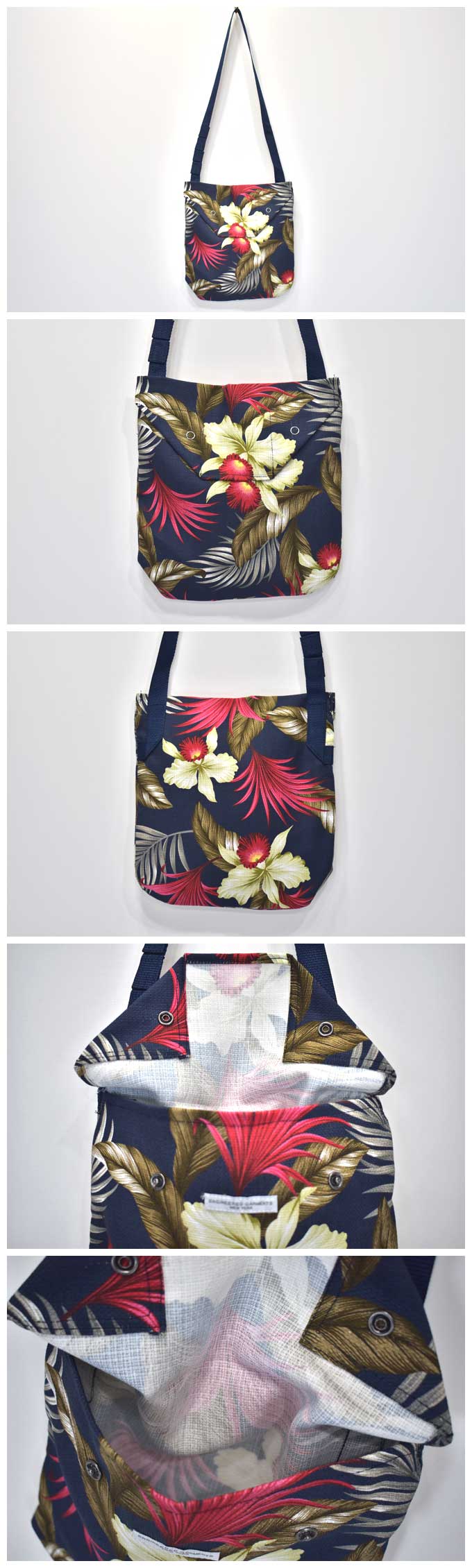 ENGINEERED GARMENTS Shoulder Pouch (Hawaiian Floral Java Cloth)【返品・交換不可】