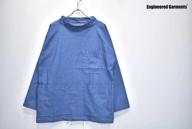 ENGINEERED GARMENTS 【Workaday】Smock Popover (6oz Cotton Denim) 【返品・交換不可】