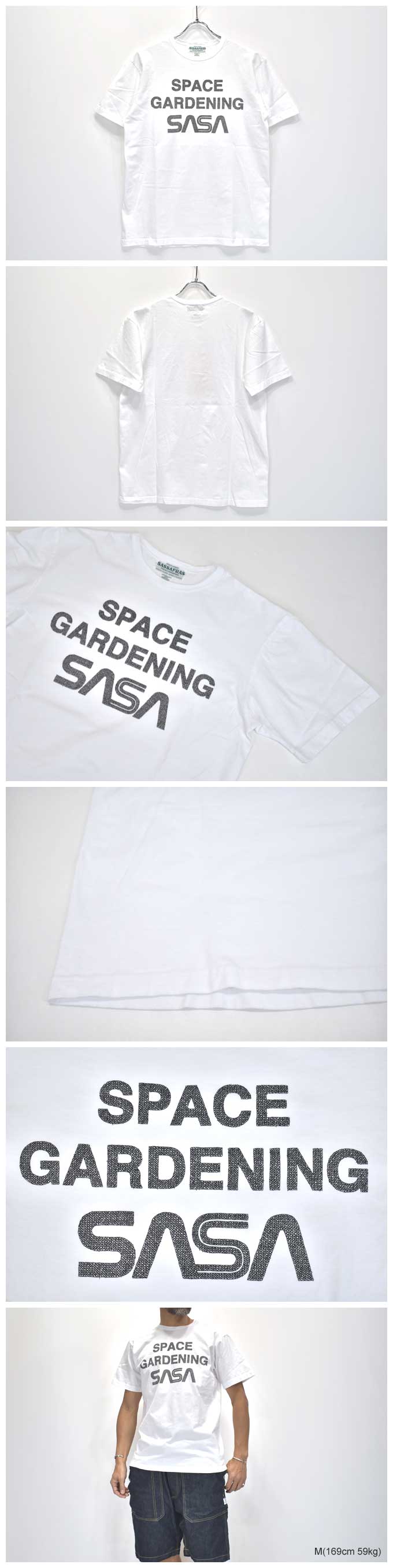 SASSAFRAS Space Gardening T 1/2 (Single Yarn Cotton) 