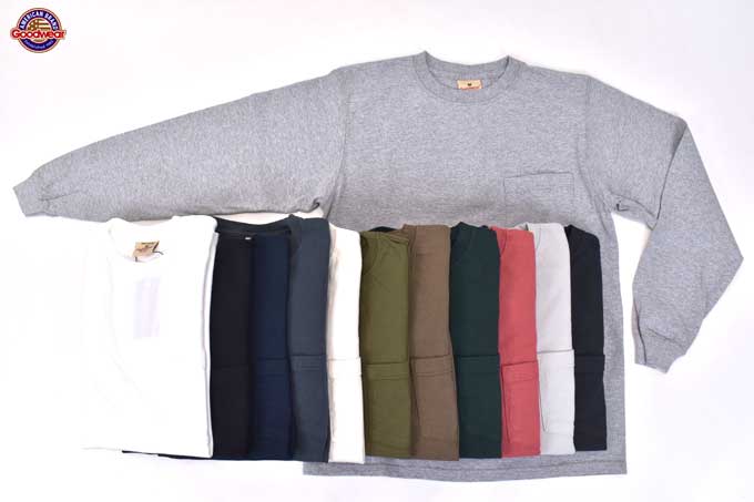 GOOD WEAR L/S Pocket Tee