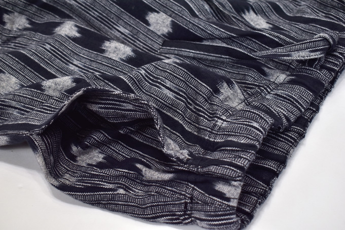 South2 West8 String Skirt (Cotton Cloth/Ikat Pattern)【返品・交換不可】