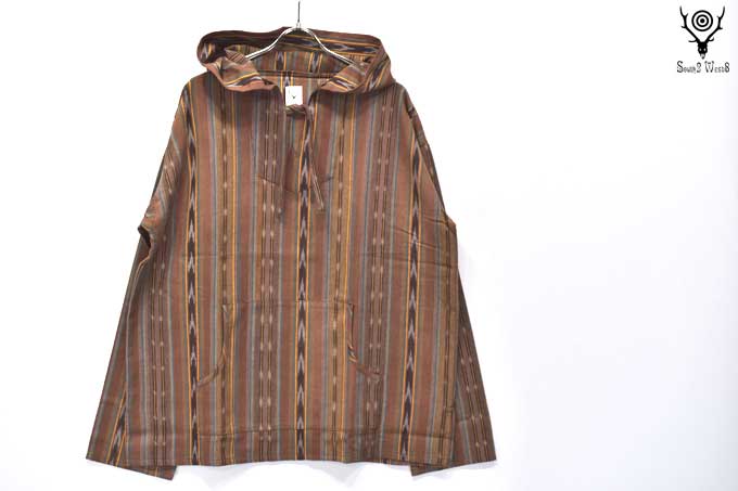 South2 West8 Mexican Parka (Cotton Cloth / Ikat Pattern)【返品・交換不可】