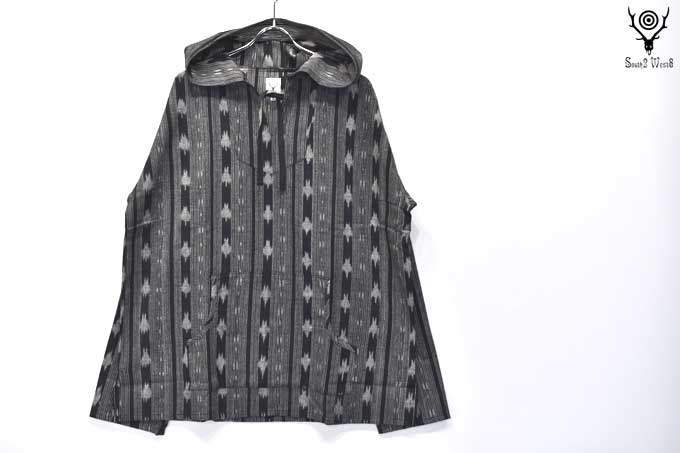 South2 West8 Mexican Parka (Cotton Cloth / Ikat Pattern)【返品・交換不可】