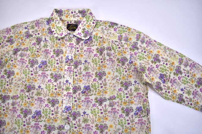 Needles Round Collar EDW Gather Shirt (Liberty Print)【返品・交換不可】