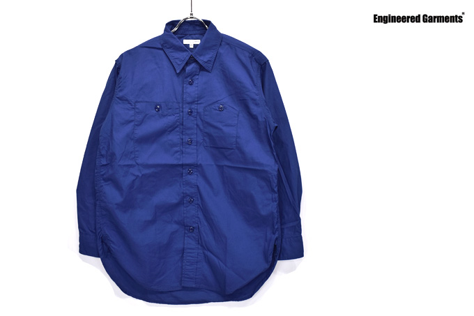 ENGINEERED GARMENTS Work Shirt (Superfine Poplin)【返品・交換不可】