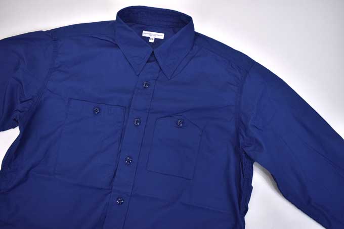 ENGINEERED GARMENTS Work Shirt (Superfine Poplin)【返品・交換不可】