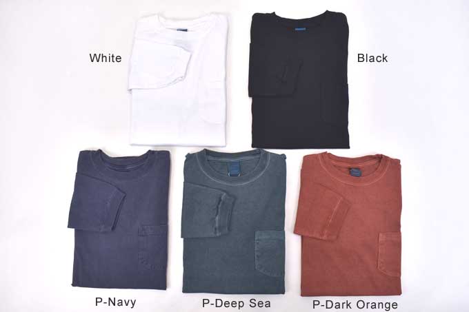 GOOD ON L/S Pocket Crew Neck T-Shirts