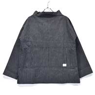 SASSAFRAS Landscaper Smock(5oz Indigo Stripe) 