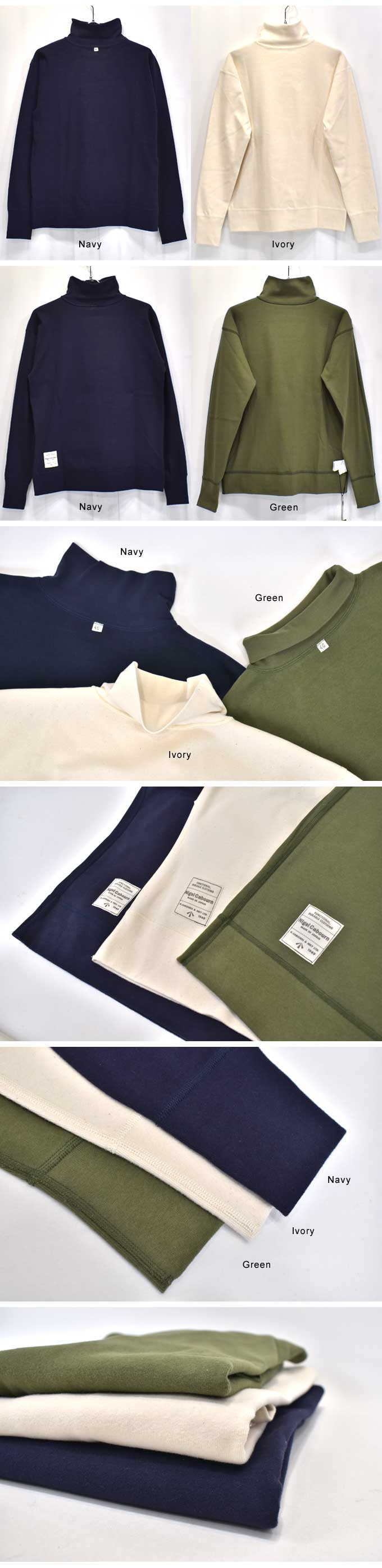 Nigel Cabourn 4way High Neck Shirt