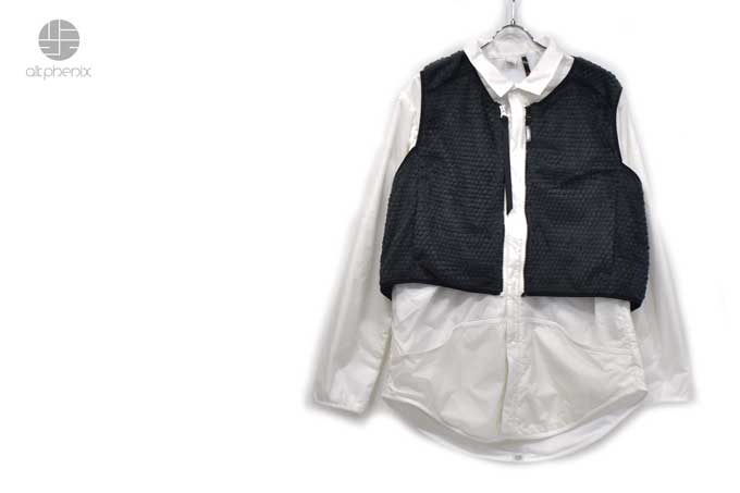 convex liner shirt + convex vest /(cubetex x POLARTEC® α) / White