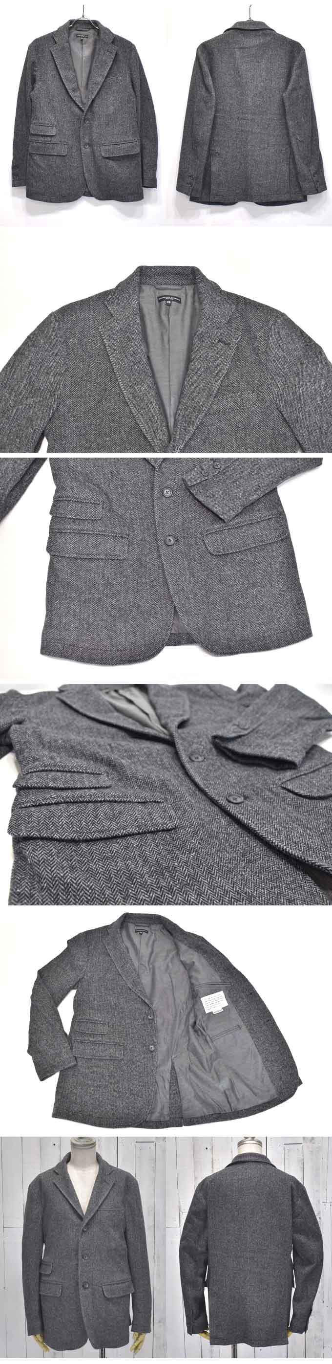ENGINEERED GARMENTS Lawrence Jacket - Poly Wool HB 【返品・交換不可】