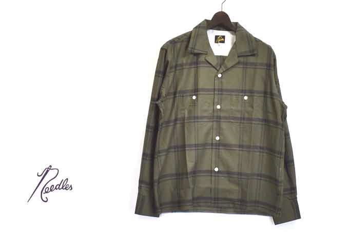 needles c.o.b. one-up shirt plaid S