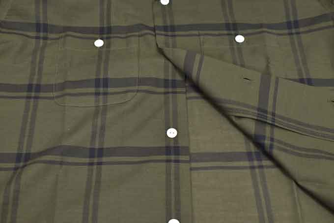 needles c.o.b. one-up shirt plaid S