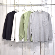 GOOD WEAR L/S POCKET TEE