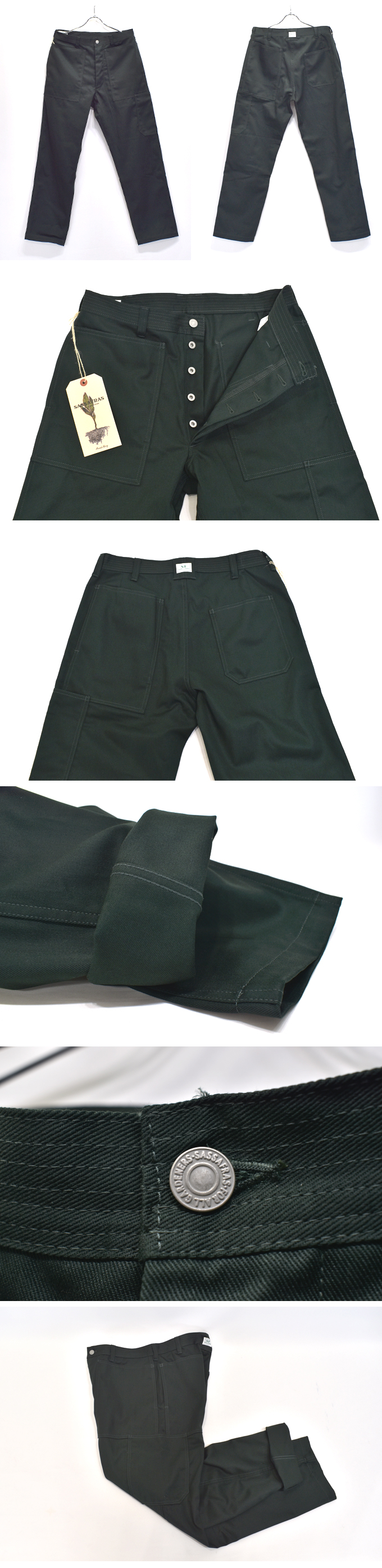 SASSAFRAS Transplant Pants (T/C Chino)