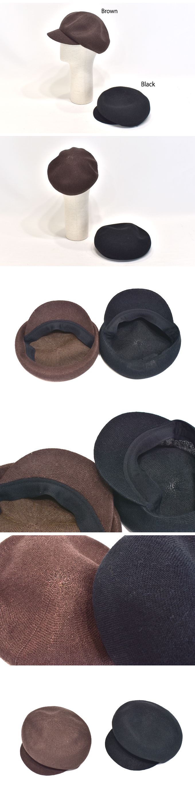 DECHO LINEN KNIT CASQUETTE