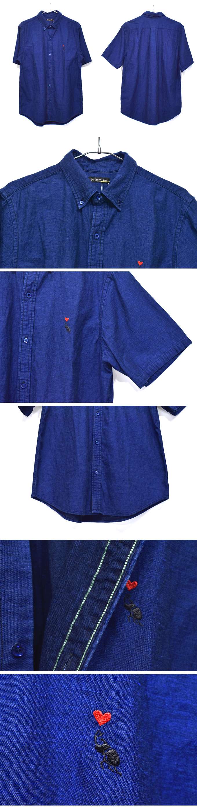 Bohemians B/D S/S  Shirts Denim