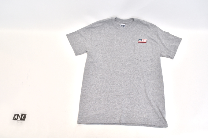 AIE Printed S/S pocket tee -Flag-