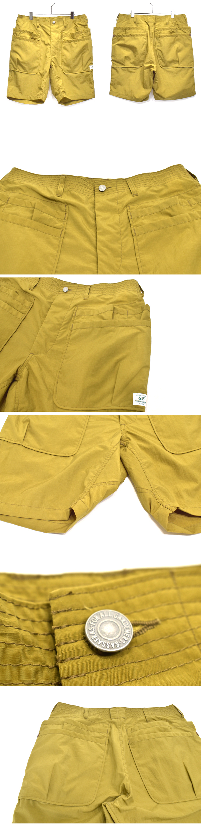 SASSAFRAS Whole Hole pants 1/2 Nylon Ripstop