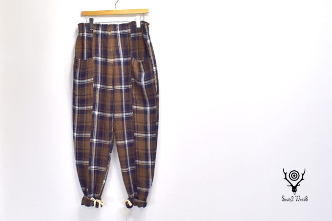 South2 West8 Army String Pant - Plaid Pique