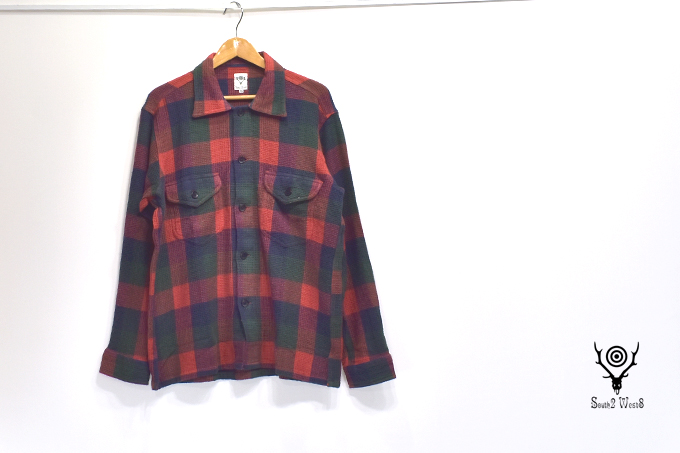 South2 West8 Smokey Shirt - Plaid Pique