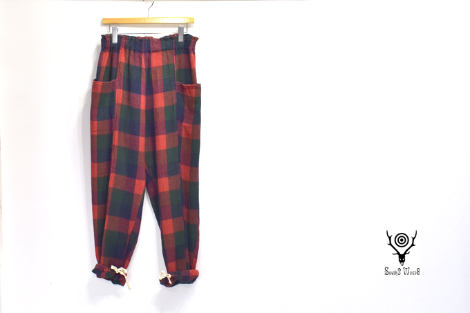 South2 West8 Army String Pant - Plaid Pique