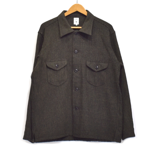 South2 West8 SMOKEY SHIRT - TWEED / CRAZY PATTERN