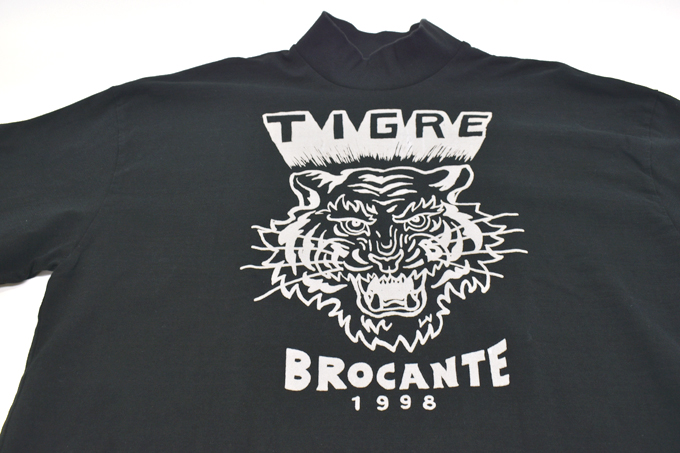 TIGRE BROCANTE Roar TB モックネック ベニスビーチ リブL/S T
