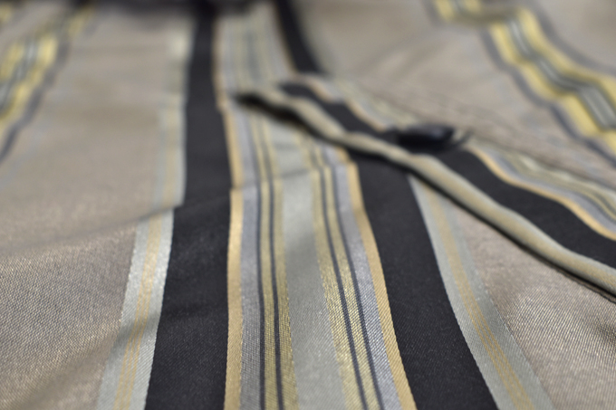 AIE MDL SHIRT - POLYESTER MULTI WIDE STRIPE