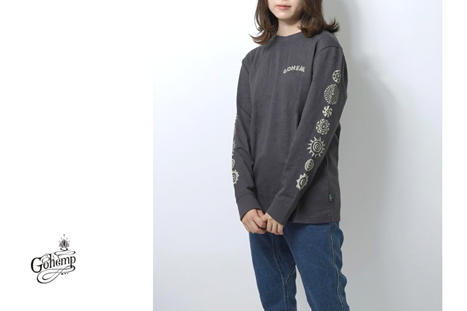 GOHEMP ADINKRA L/S TEE