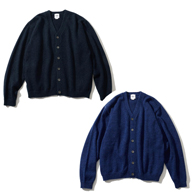 BAMBOO SHOOTS INDIGO V-NECK CARDIGAN