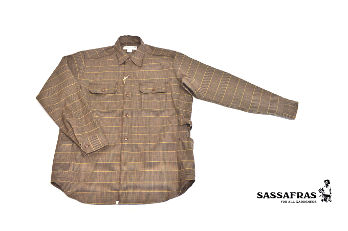 SASSAFRAS GARDENER SHIRT(L/C CHECK)