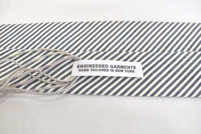 ENGINEERED GARMENTS Neck Tie - Seersucker Stripe