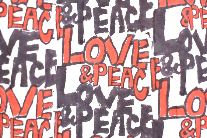 LOVE＆PEACE ボタンダウンオープン半袖シャツ color TIGRE BROCANTE（ティグルブロカンテ） 通販 正規取扱店  シャツ