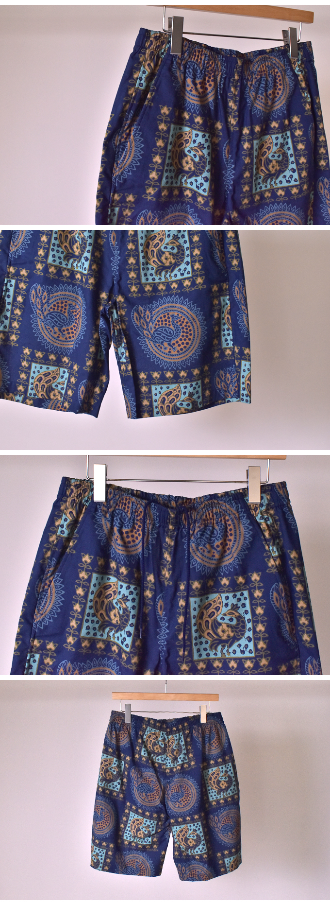 Needles BASKETBALL SHORT - COTTON CLOTH / BATIK PT.