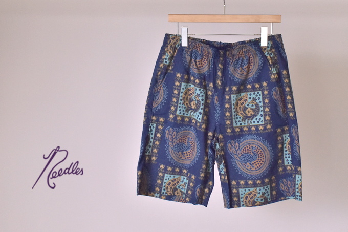 BASKETBALL SHORT   COTTON CLOTH / BATIK PT. / Blue   Needles