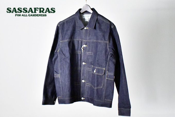 SASSAFRAS Gardener R Jacket 14oz Denim