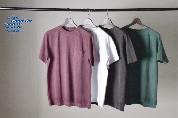 GOOD ON S/S RAGLAN HEAVY POCKET TEE