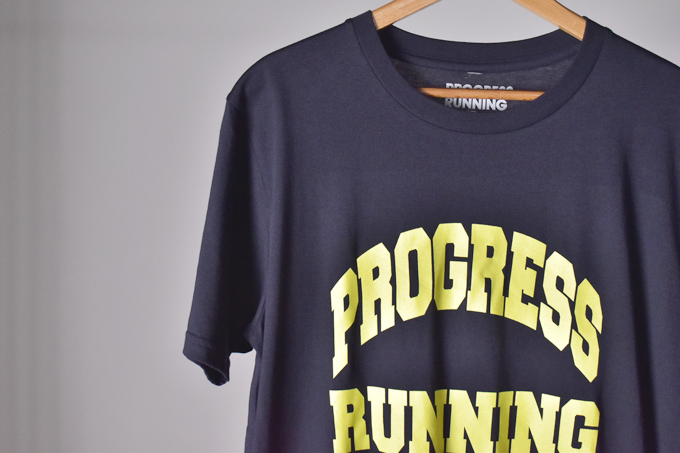 PROGRESS RUNNING CLUB VARSITY T SHIRT