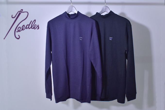 Needles L/S MOCK NECK TEE - PE/C JERSEY