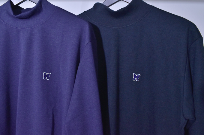 Needles L/S MOCK NECK TEE - PE/C JERSEY