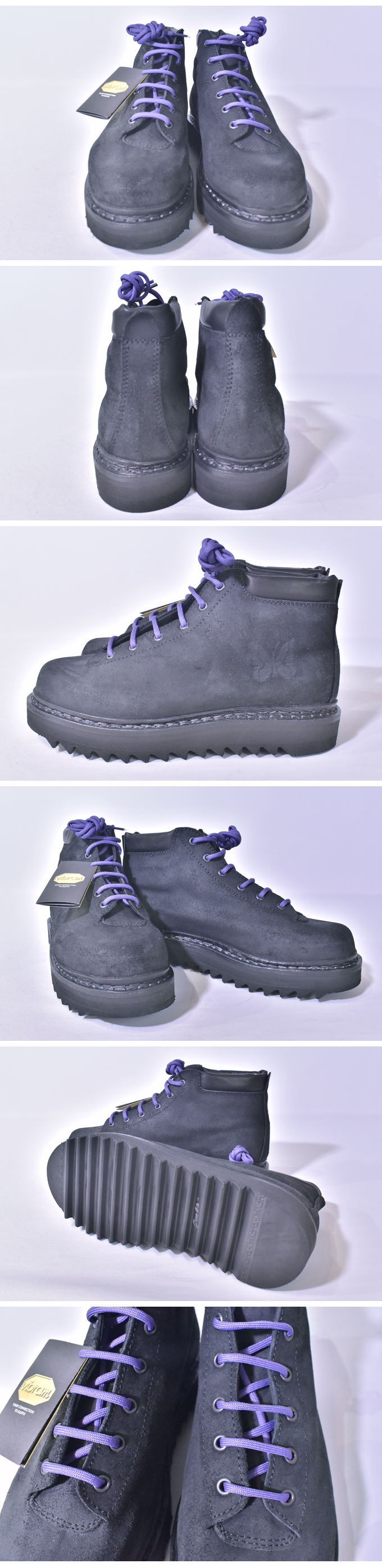 MOUNTAIN BOOT - WAXED SUEDE / Black