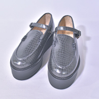 Rhodolirion LOAFER PLATFORM - EMBOSSING SYNTHETIC LEATHER　【返品・交換不可】